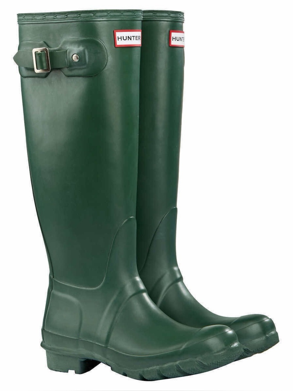 Hunter Original Tall Boots, Matte Green, Men’s 12 or Women’s 13